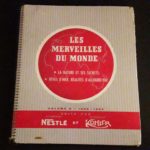 Album Nestlé et kohler Les Merveilles du monde