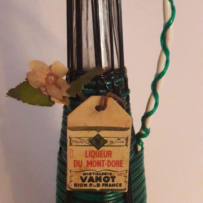 Bouteille en scoubidou des années 60′