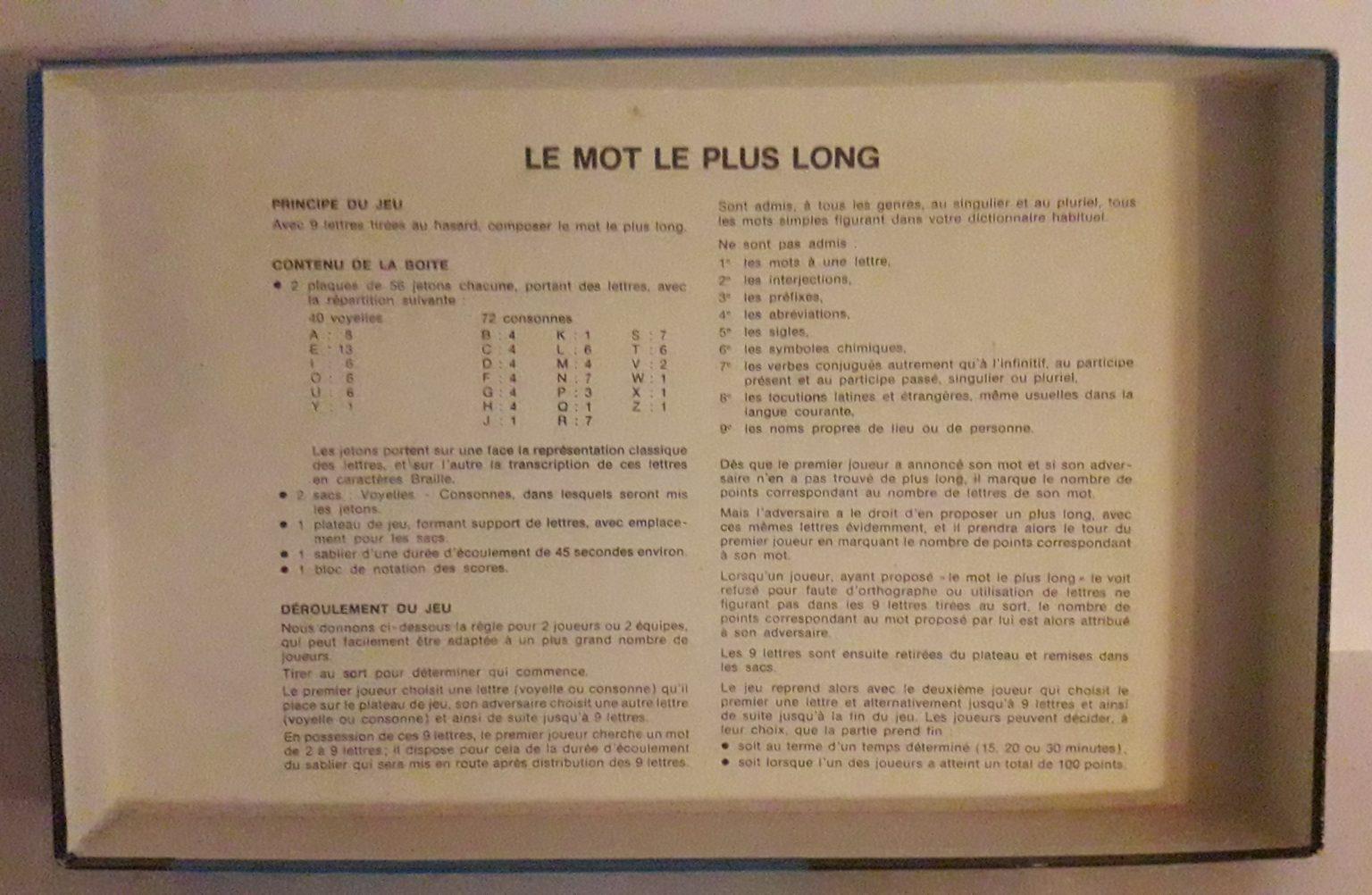 Jeu Le mot le plus long en 9 lettres ⋆ Jeu Le mot le plus long en 9 lettres ⋆