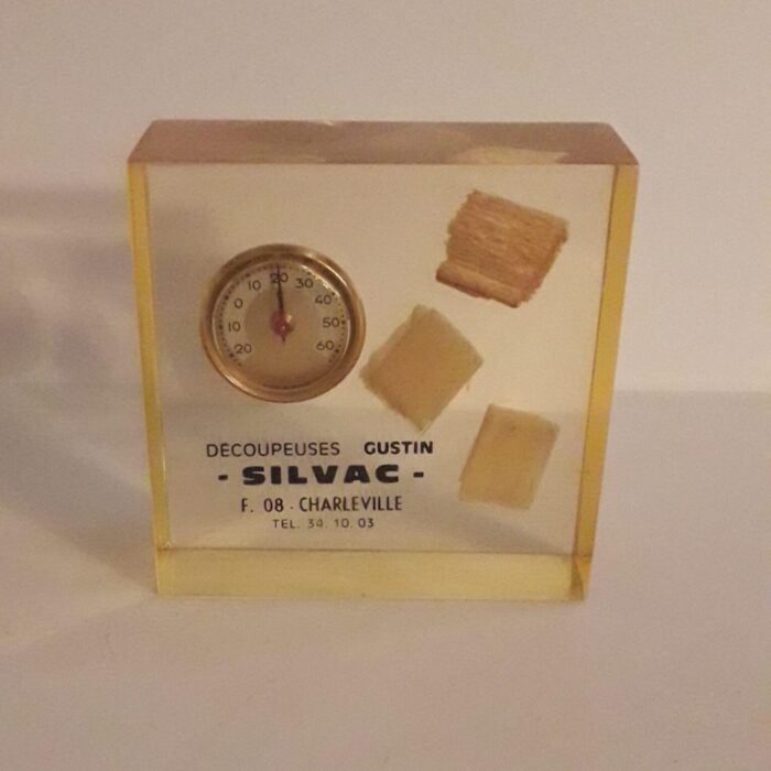 Inclusion sous résine publicitaire Silvac