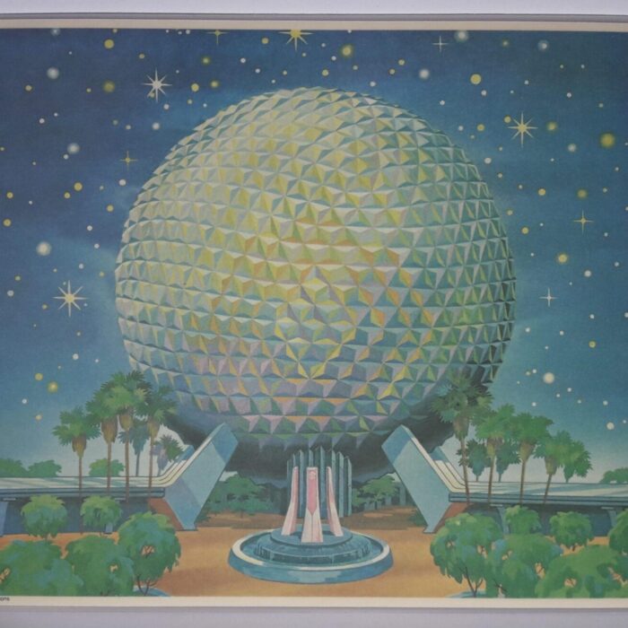 Set de table publicitaire Walt Disney Word de 1982