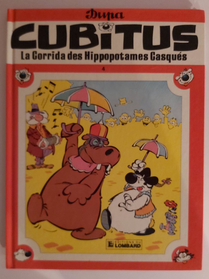 BD Cubitus – La corrida des hippopotames gasqués 1988