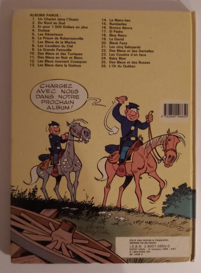BD Les tuniques bleus – Les cavaliers du ciel 1984