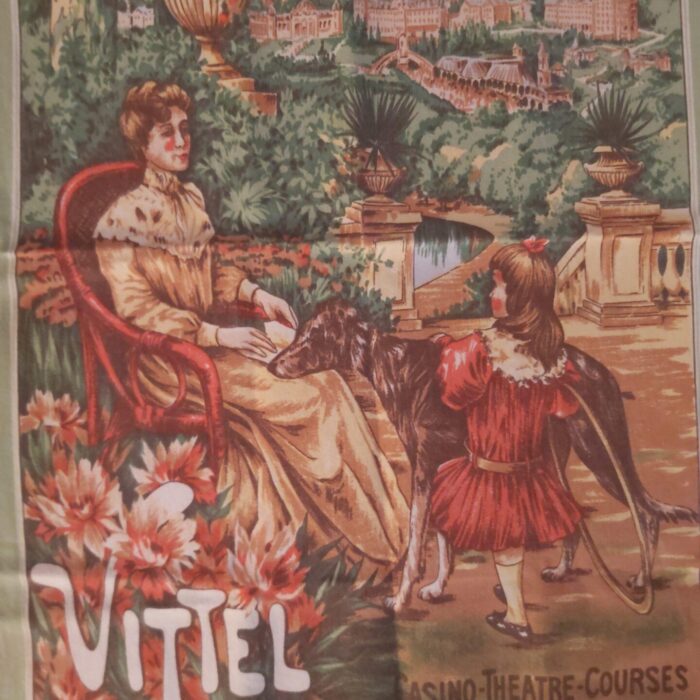 Torchon publicitaire Vittel