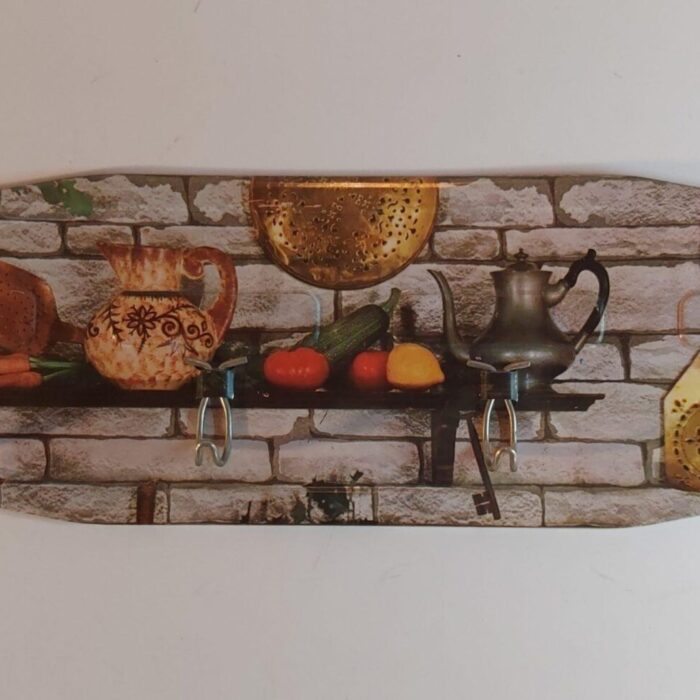 Porte torchon en tôle sérigraphié