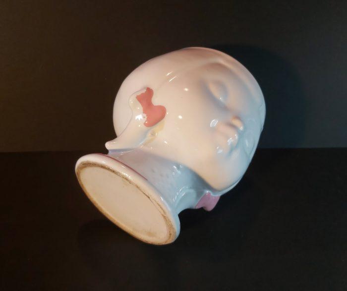 Cache pot des années 70 - Tête de petite fille – Image 7