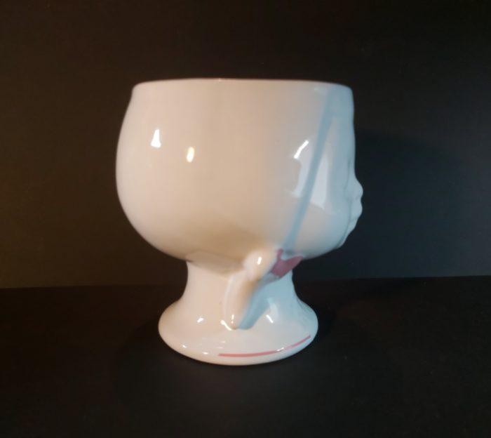 Cache pot des années 70 - Tête de petite fille – Image 4
