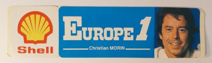 EUROPE 1 Christian Morin Autocollant