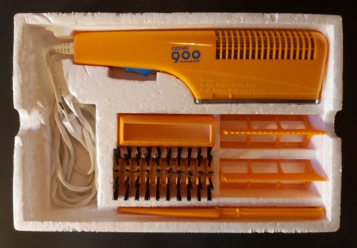 Combiné sèche-cheveux CONIC 900 des années 70′