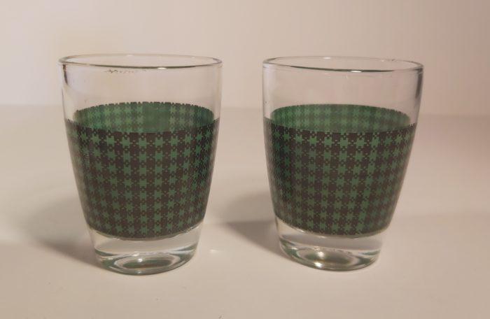 Service à liqueur pied de poule des années 50'-60' – Image 3