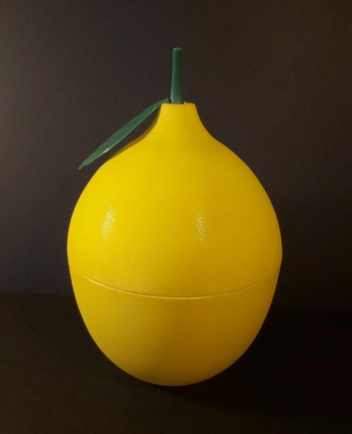 Bac à glaçons citron jaune des années 70'