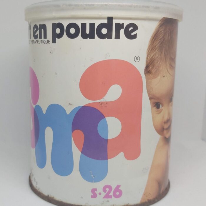 Boîte publicitaire SMA lait en poudre
