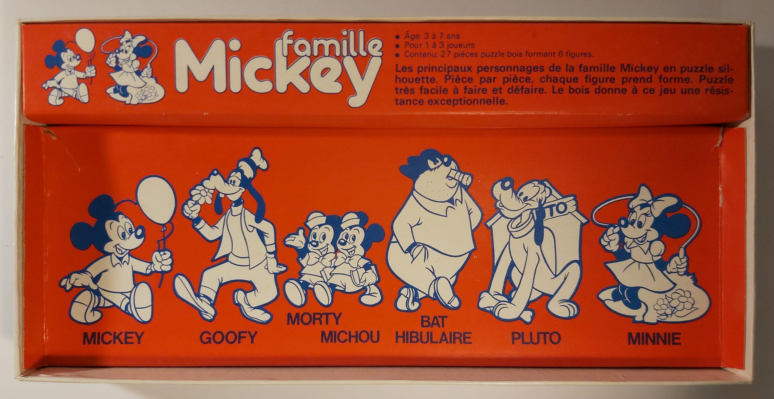 Puzzle en bois Famille Mickey ⋆