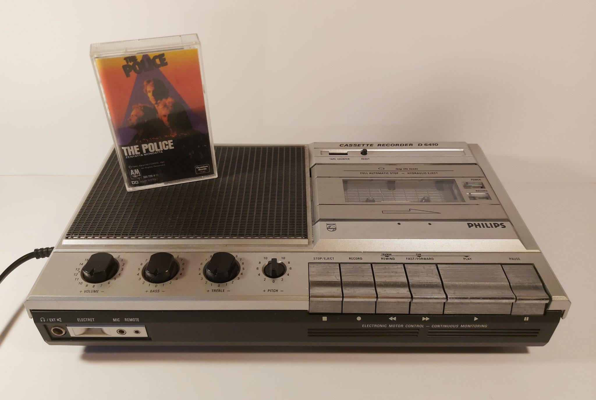 Lecteur-Enregistreur Cassette Audio INOVALLEY - Micro Intégré - Haut-Parleur - USB