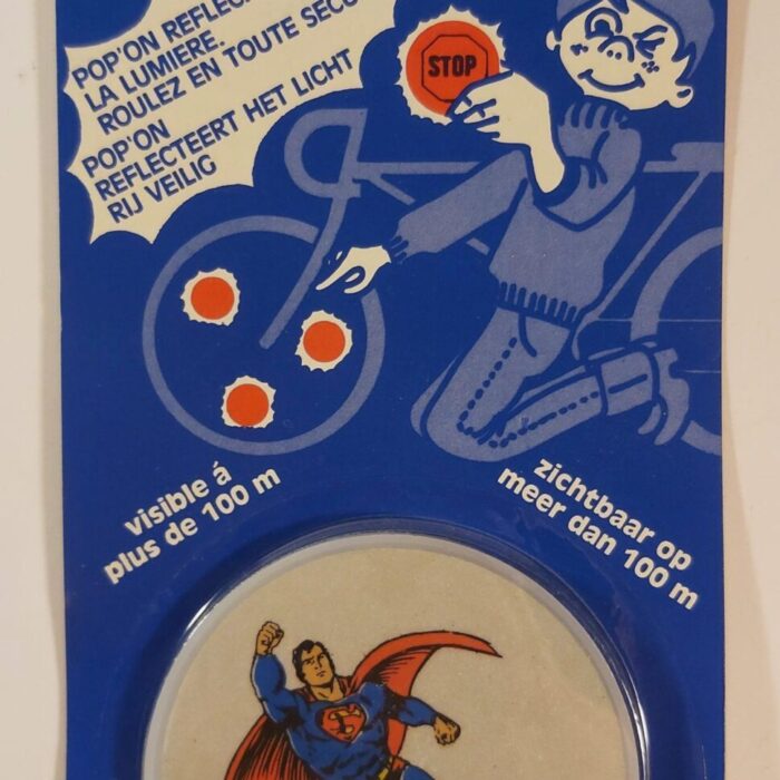 Superman Popon réfléchissant pour vélo de 1979