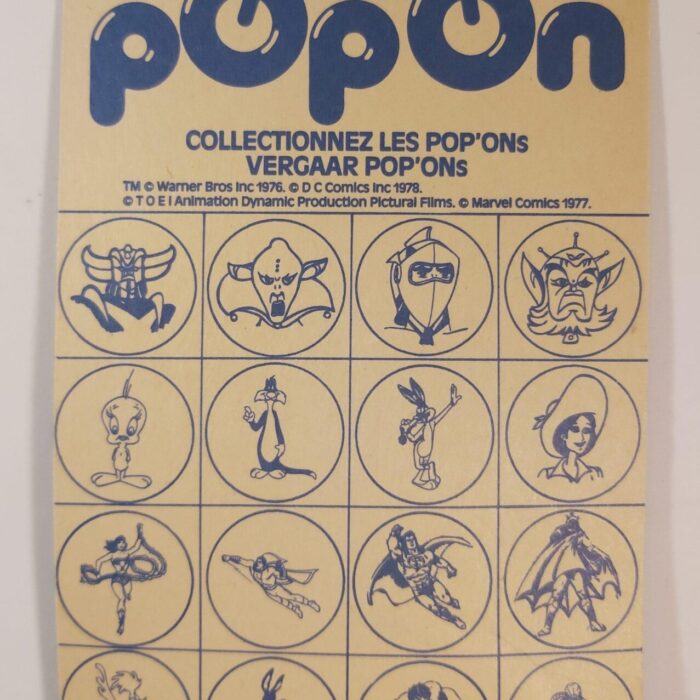 Superman Popon réfléchissant pour vélo de 1979