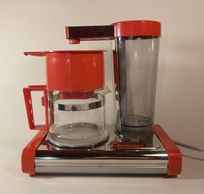 Cafetière Moulinex Futura rouge des années 70'