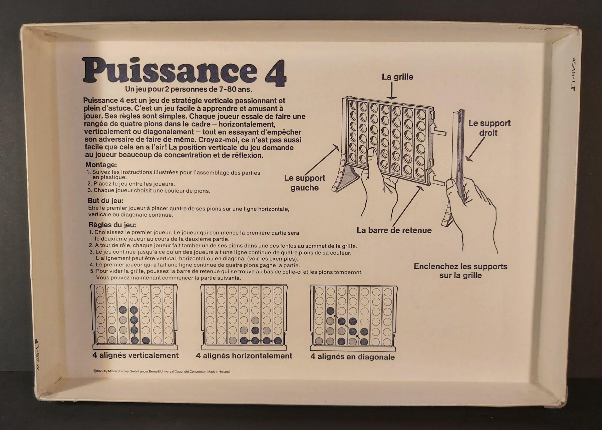 Puissance 4 pour 2 Joueurs –