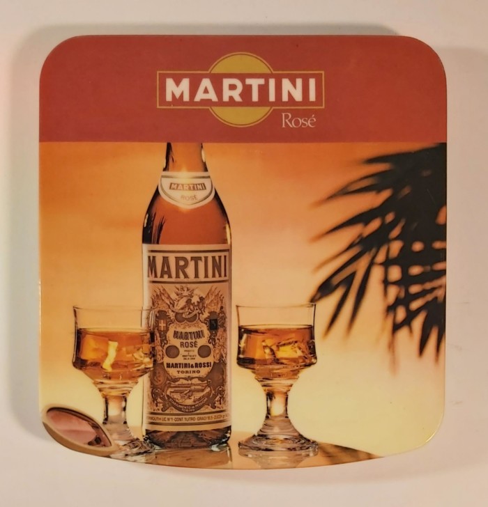 Vide poche publicitaire Martini rosé