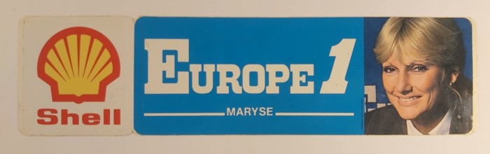 EUROPE 1 Maryse Autocollant