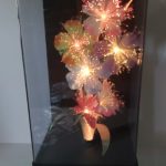 Lampe d’ambiance  en fibre optique kitsch