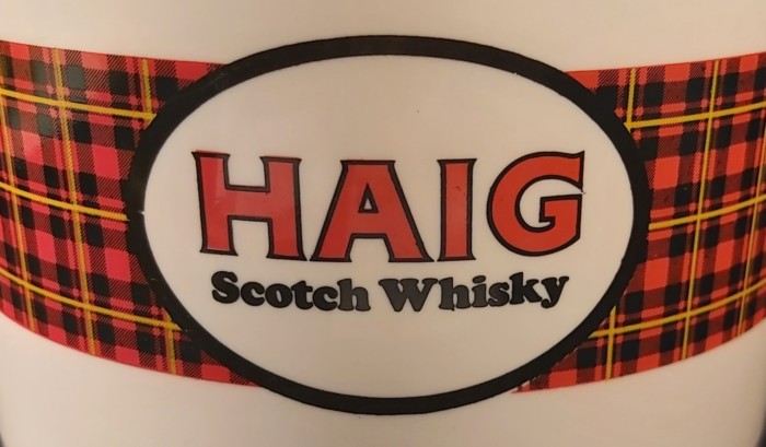 Seau à glaçons publicitaire Haig Scotch Whisky