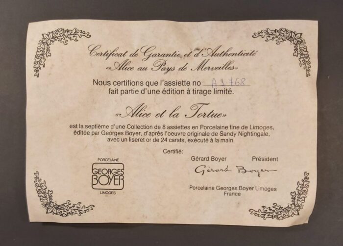 Alice au Pays des Merveilles Assiette – Image 6