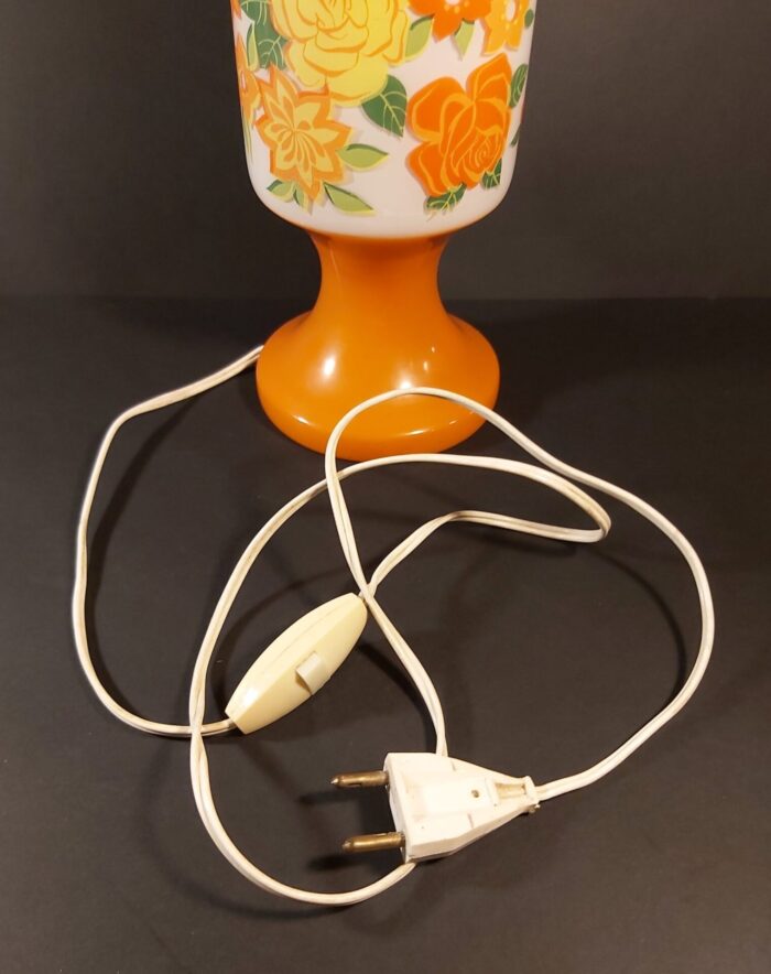 Lampe en verre des années 70' – Image 8
