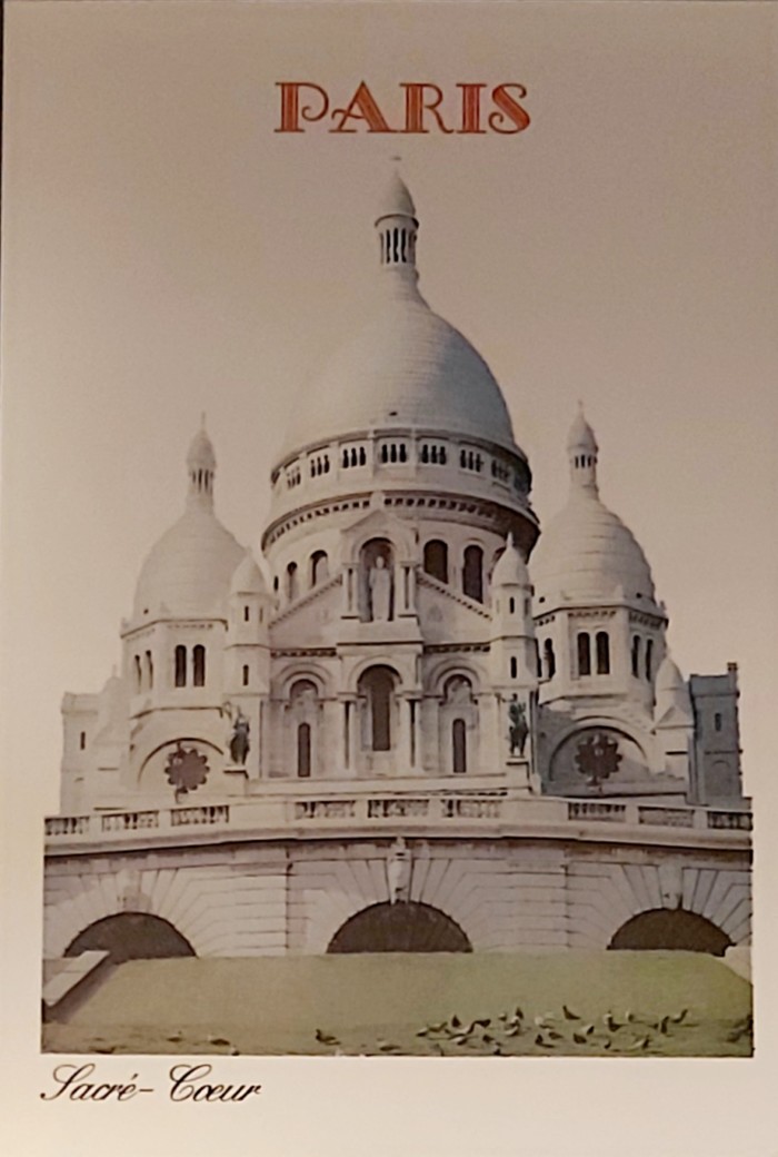 Cadre miroir Sacré Coeur Paris