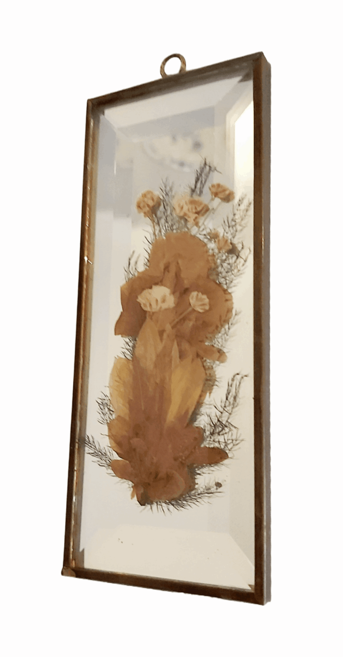 Petit Cadre Miroir Fleurs Séchées – Image 3