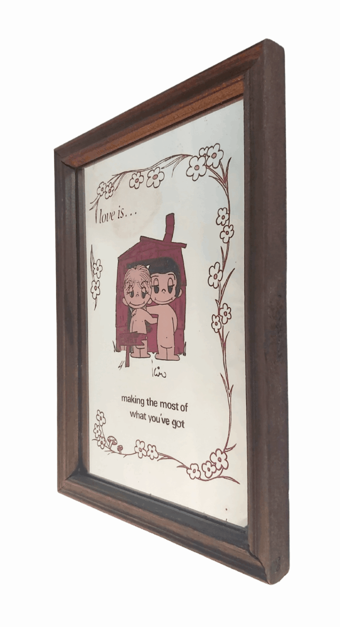 Love is... Miroir sérigraphié – Image 2