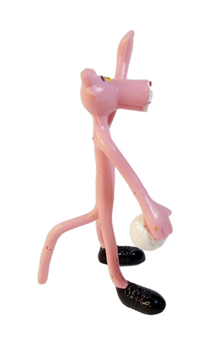 La panthère rose figurine flexible