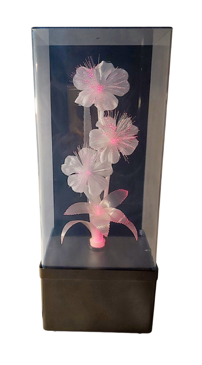 Lampe d’ambiance  en fibre optique kitsch