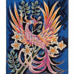 Canevas Oiseau de Paradis des Années 70′