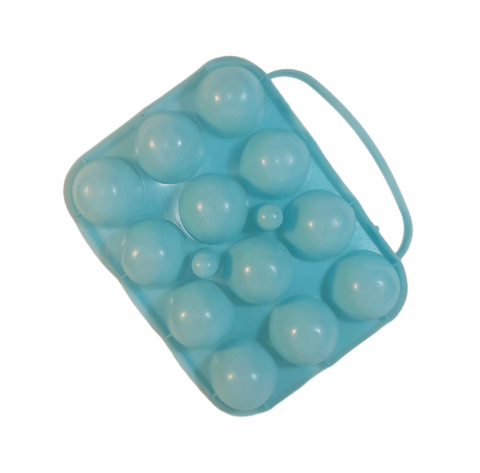 Boîte à oeuf bleu