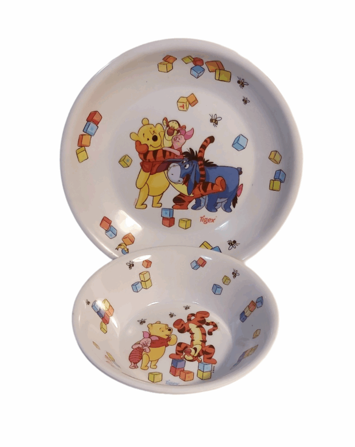 Winnie l'Ourson Assiette et Coupelle