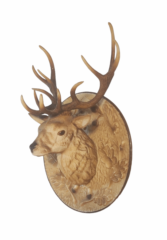 Trophée Tête de Cerf Kitsch
