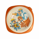 Assiette à bouillie des Années 70