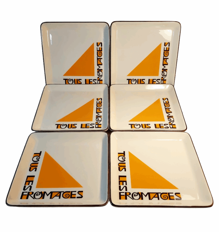 Assiettes à Fromage des Années 70'