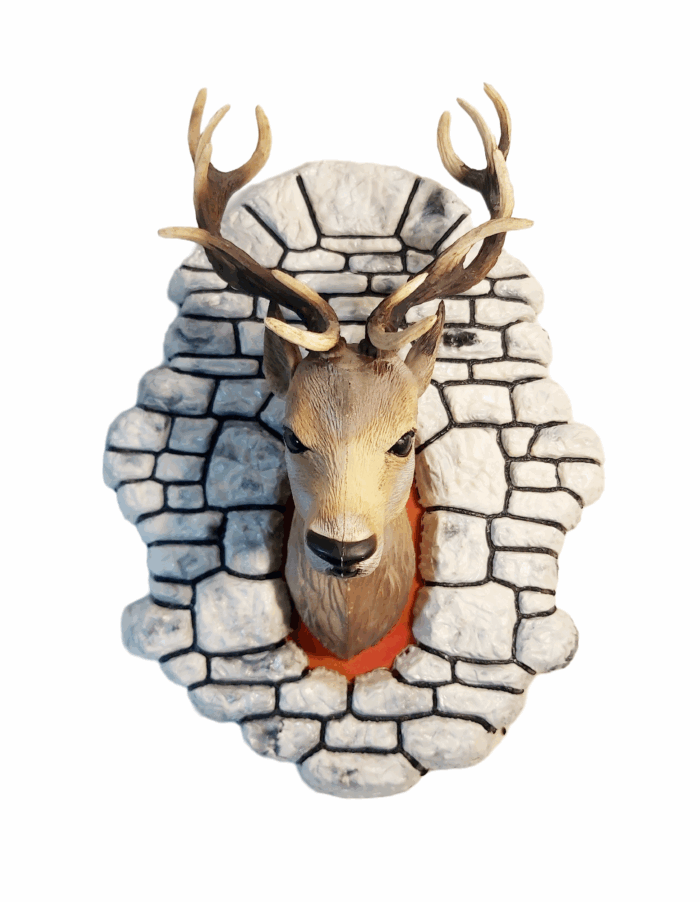 Trophée Tête de Cerf Kitsch – Image 2