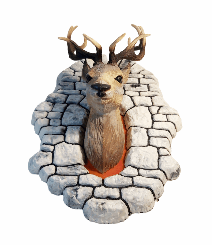 Trophée Tête de Cerf Kitsch – Image 4