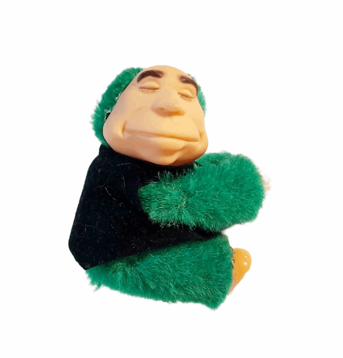 François Mitterrand Peluche à Pince du Bébête Show