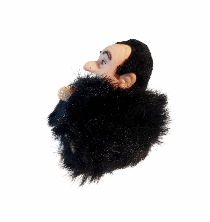 Michel Rocard Peluche à Pince du Bébête Show Noire – Image 2