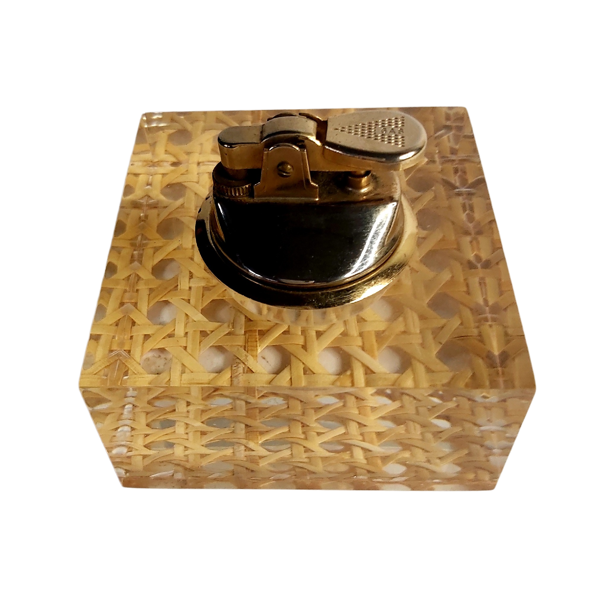 Briquet de Table en Inclusion sous Résine – Image 3