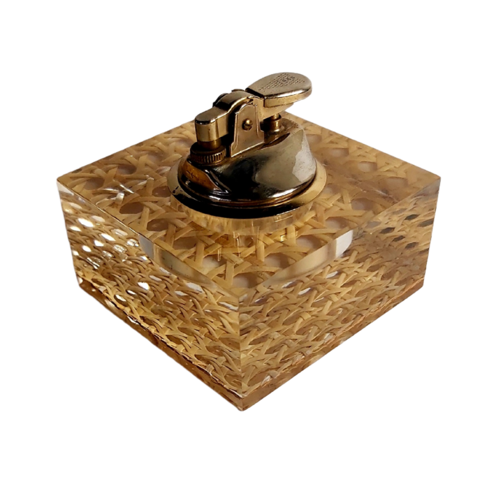 Briquet de Table en Inclusion sous Résine