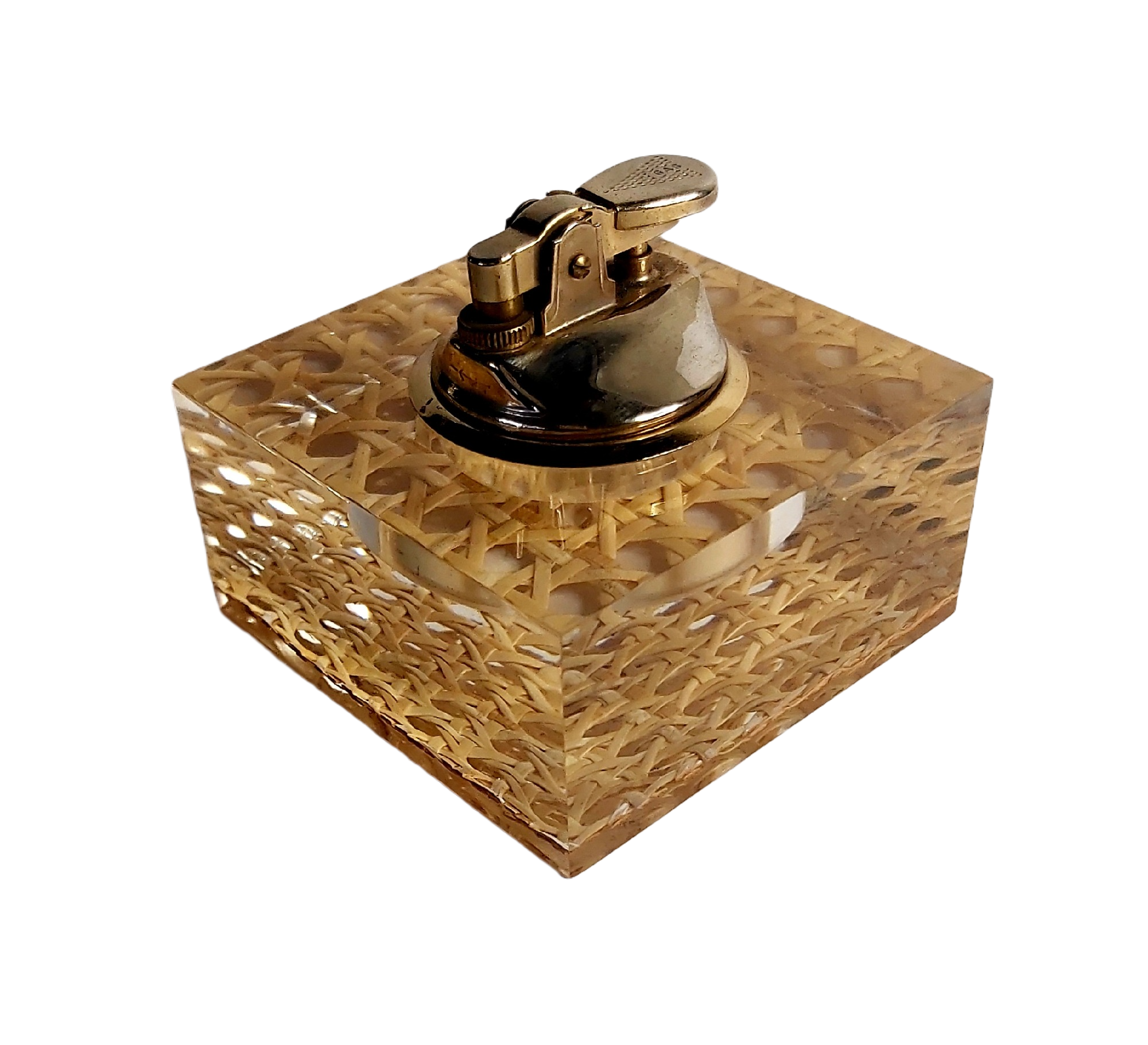 Briquet de Table en Inclusion sous Résine