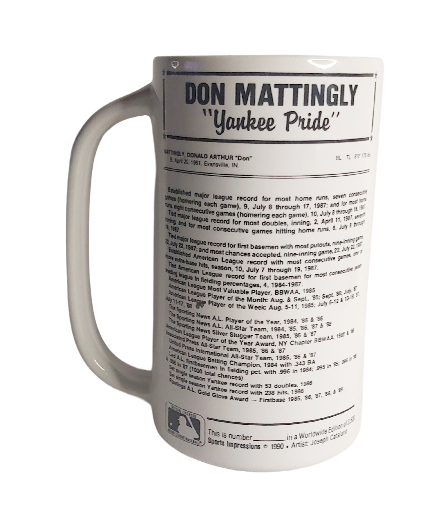 Chope Don Mattingly " Yankee Pride " – Image 3