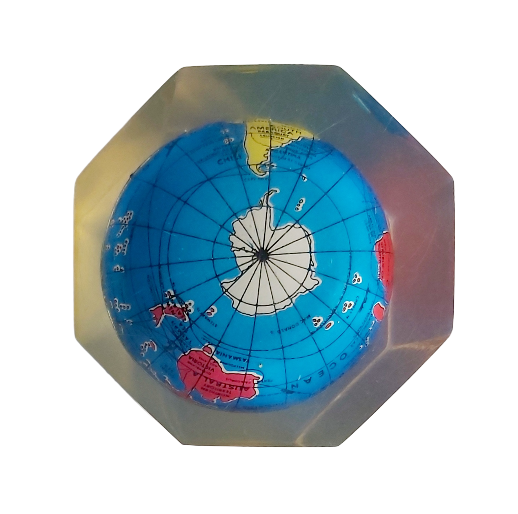 Map Monde Inclusion sous Résine – Image 7