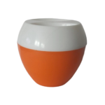 Seau à glaçons orange des années 70'