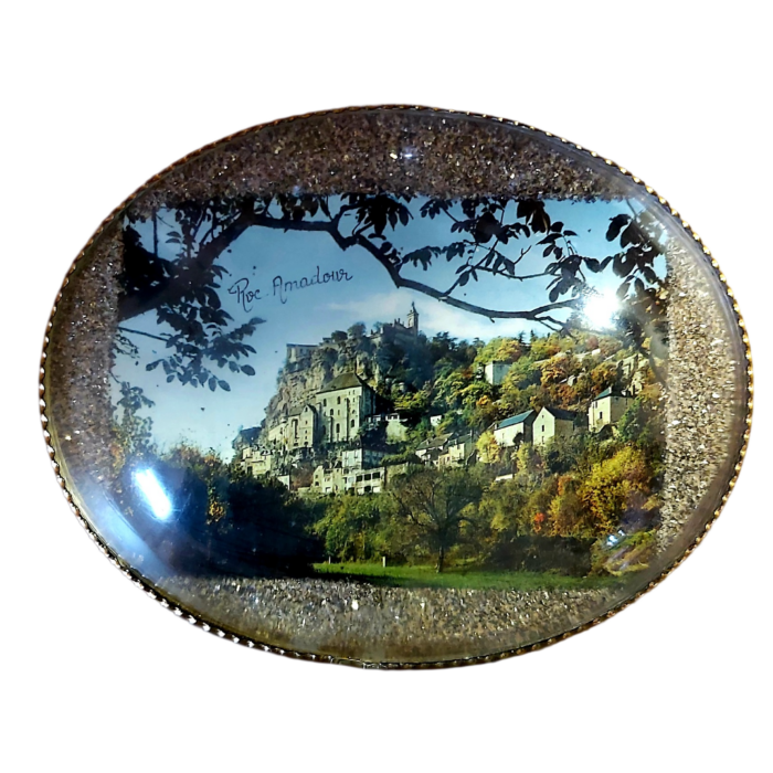 Cadre Bombé Souvenir de Rocamadour